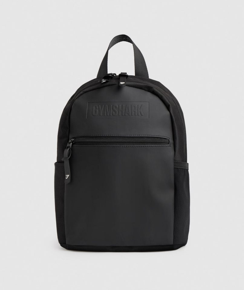 Gymshark Everyday Mini Backpacks Black | CA A5783N